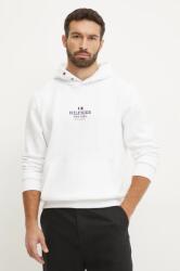 Tommy Hilfiger felső fehér, férfi, nyomott mintás, kapucnis, MW0MW39050 - fehér L