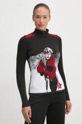 Newland pulóver Snowdrop könnyű, női, fekete, garbónyakú, N46644.99 - fekete S