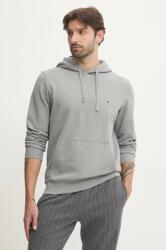 Tommy Hilfiger pamut melegítőfelső szürke, férfi, melange, kapucnis, MW0MW37235 - szürke M - answear - 28 990 Ft