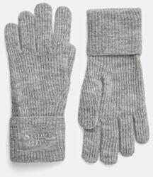 Superdry kesztyű gyapjú keverékből szürke, Y9310077A-2XF - szürke Univerzális méret