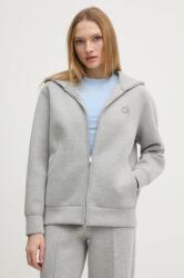 Calvin Klein felső szürke, női, melange, kapucnis, K20K208087 - szürke M