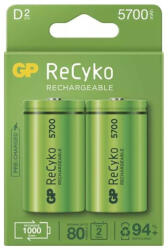 GP Batteries Újratölthető akkumulátor GP ReCyko 5700 (D) 2 db