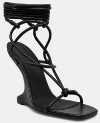 Rick Owens Lilies bőr szandál CANTILEVER 11 PENTA fekete, LI02D5806LLP - fekete Női 36