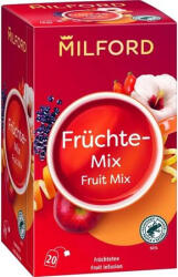 Milford Gyümölcstea, 20x2, 5 g, MILFORD "Fruitmix", vegyes gyümölcs