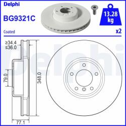 DELPHI Disc frana DELPHI BG9321C (BG9321C)