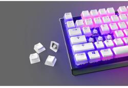 Steelseries PrismCAPS Universal Double Shot PBT Keycaps White UK (60219) - iconink
