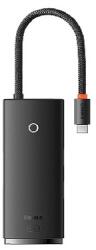 Baseus Lite (Type-C HDMI+USB3.03+PD) WKQX040001 Fekete 5 portos Type-C HUB dokkolóállomás BAS606305 (BAS606305)