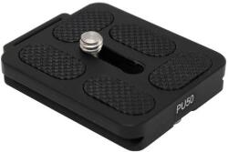Caruba gyorscseretalp PU50B nyakpánt csatlakozással (tripod plate) - fotofelszereles