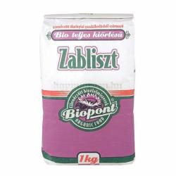 Biopont Bio teljes kiőrlésű zabliszt (TGL-300) 1 kg