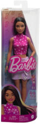 Mattel Barbie- Fashionista barátnők stílusos divatbaba 65 Évfordulós baba Csillagos pink topban (HRH13)