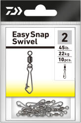 Daiwa Easy Snap Swivel (#12, 8.0kg, 10db) (14905-212)