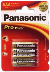 Panasonic LR03PPG-4BP Pro Power alkáli ceruzaelem, AAA, 1, 5 V