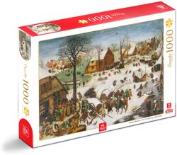 DEICO Puzzle Pieter Bruegel cel Bătrân - Puzzle adulți 1000 piese - The Numbering at Bethlehem (76649) Puzzle