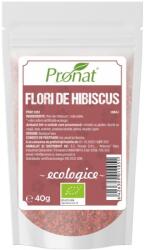 Pronat Zipp Pack Flori de Hibiscus BIO, Maruntite, 40 g, Pronat