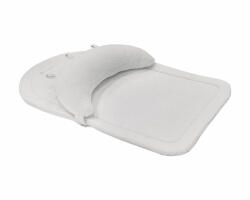 KikkaBoo Matrac pocakpárnával memóriahabos játékrögzítő fülekkel - szürke velvet