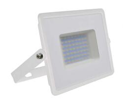 V-TAC Led Reflektor - Ultra Slim, E-Series, 50 Watt, Hideg Fehér, Fehér