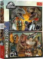 Trefl 13316 - Jurassic World - 2 x 200 db-os puzzle (13316)