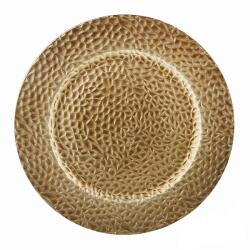  Iris dekor tálca kör 33cm bőr hatású (671986) - bestbyte