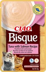 Inaba Cat Ciao Bisque krémes püré macskaeledel - tonhal, lazac 40 g