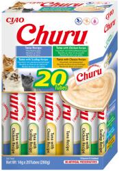 Inaba Cat Ciao Churu krémes macskaeledel - tonhalas válogatás - petissimo - 4 999 Ft