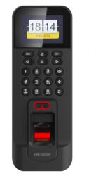 Hikvision Beléptető vezérlő - DS-K1T804AMF (Mifare(13.56Mhz), LCD, kártya/kód/ujjlenyomat, RJ45/RS-485/WG26/WG34, 12VDC) (BIZHIKDSK1T804AMF)