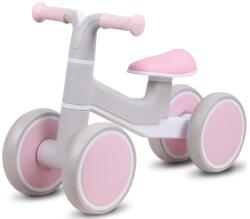 Buddy Toys Tolós bicikli KVADROLET szürke/rózsaszín 57002980 (FT1031)