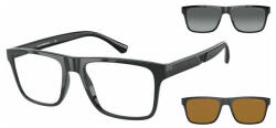 Giorgio Armani EA 4115 50171W 54 Férfi szemüvegkeret (optikai keret) clip-on napszemüveg előtéttel (EA4115 50171W)