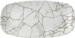 Churchill Kintsugi Agy szürke lapos tányér, hossza: 298 mm