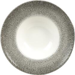 Churchill Raku Quartz Black Mély tányér, perem, ø: 280 mm