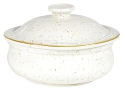 Churchill Stonecast Barley White leveses tál fedővel