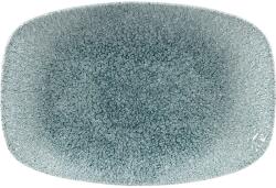 Churchill Raku Jade zöld lapos tányér, téglalap alakú, hossza: 237 mm