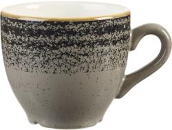 Churchill Homespun Charcoal Black Espresso csésze, űrtartalom: 0, 10 liter