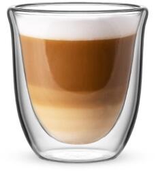 Bialetti Firenze Dupla falú Üveg Pohár Szett - 200 ml, 2 darabos