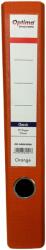 Optima Biblioraft A4, plastifiat PP/paper, margine metalica, 50 mm, Optima Classic - portocaliu (OP-50045006)