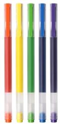 Xiaomi High-capacity 5-ös csomag 0, 5mm narancs, sárga, zöld, kék, lila zselés toll (BHR8860GL) - officedepot