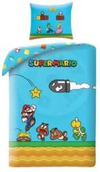 Halantex Super Mario: set lenjerie de pat - 140 x 200 cm (NO 532BL) Lenjerie de pat