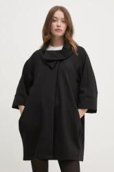 Joseph Ribkoff palton femei, culoarea negru, de tranzitie, oversize, 153302 99KK-BDD02F_99X