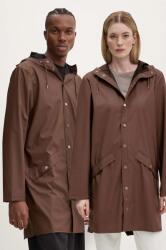 RAINS geaca Long Jacket W3 culoarea maro, de tranzitie, 12020-23 9BYH-KUU01B_88C (12020.23)