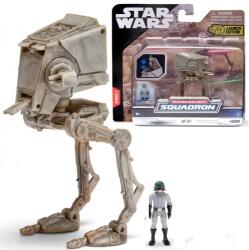 Jazwares Star Wars - Csillagok háborúja 8 cm-es jármű figurával - Felderítő Terepjáró Lépegető AT-ST figurával, SWJ0003