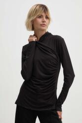 Joseph Ribkoff bluza femei, culoarea negru, neted, 243148 9BYH-BUD020_99X