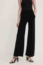 Joseph Ribkoff pantaloni femei, culoarea negru, evazati, high waist, 161096 99KK-SPD0BY_99X