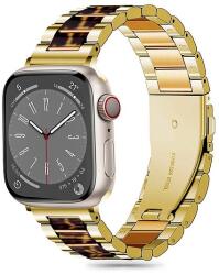 Tech-Protect Modern Apple karóra szíj 4/5/6/7/8/9/SE (38/40/41 mm) - Arany / Leopárd