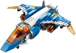 Qman 3az1-ben szuper kreátor Helikopter - Repülő sárkány - Vadászgép | 604 db építőkocka | építőjáték | QMAN 42103 (42103) - innotechshop - 14 380 Ft