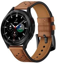 Tech-Protect bőrszíj Samsung Galaxy Watch 4 / 5 / 5 Pro / 6 / 7 / FE készülékhez - barna