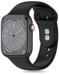 Tech-Protect szilikon szíj Apple Watch 4 / 5 / 6 / 7 / 8 / 9 / SE / Ultra 1 / 2 (42 / 44 / 45 / 49 mm) - fekete - dellaprint