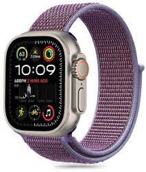 Tech-Protect nylon szíj Apple Watchhoz 6/7/8/9/10/SE (40/41/42 MM) - lila