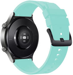 Szilikon szíj Huawei Watch GT 2/3/4/2 Pro/3 Pro/4 Pro/GT 2e 46mm-hez - világoszöld