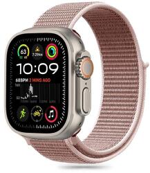 Tech-Protect nylon szíj Apple Watch 6 / 7 / 8 / 9 / 10 / SE / Ultra 1 / 2 (44 / 45 / 46 / 49 MM) - rózsaszín