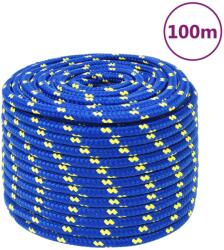 vidaXL kék polipropilén hajókötél 12 mm 100 m (152460)