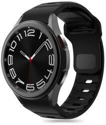 Tech-Protect szilikon szíj Samsung Galaxy Watch 4 / 5 / 5 Pro / 6 / 7 / FE telefonhoz - fekete